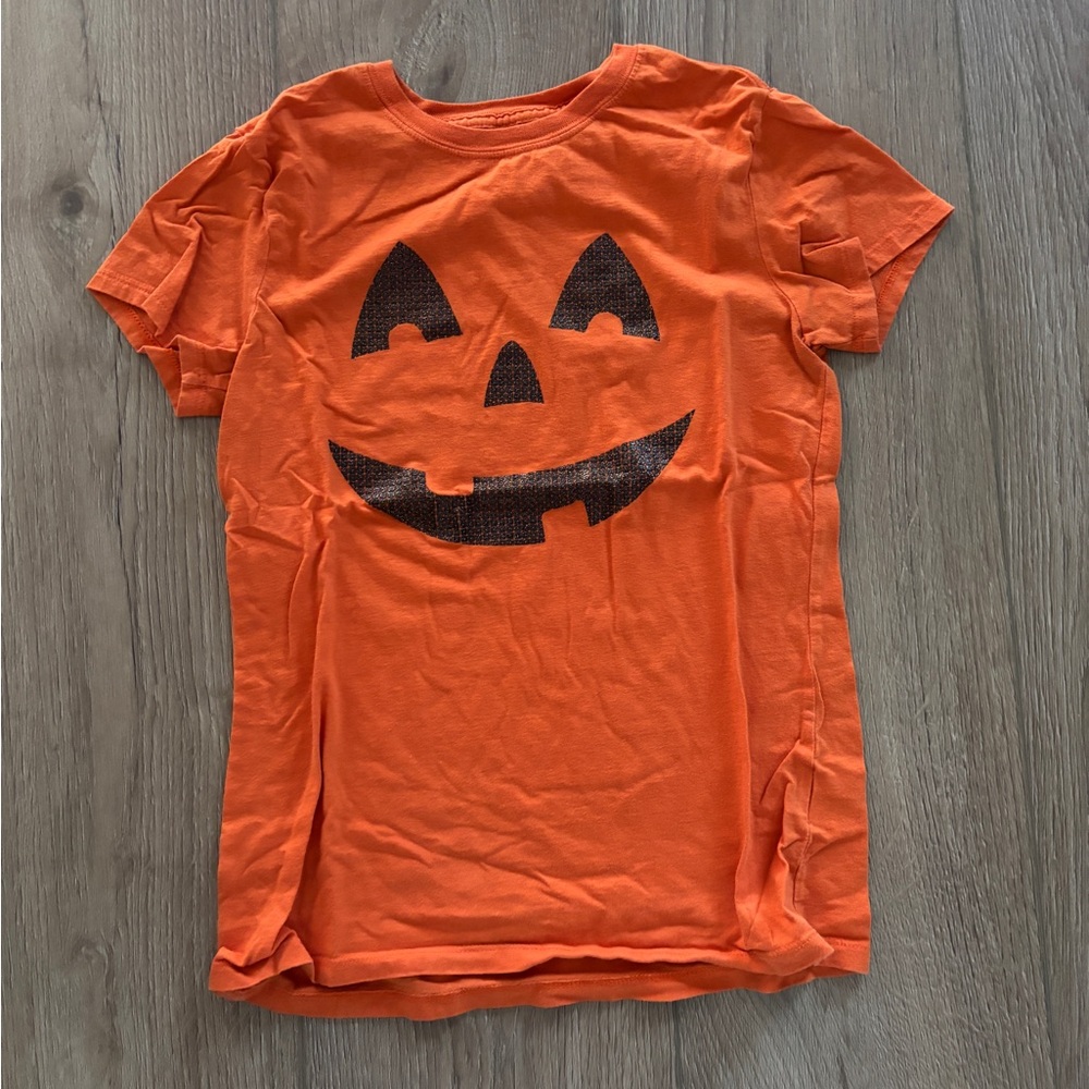 XS women’s  Pumpkin Halloween T-Shirt - Orange Costume 🎃